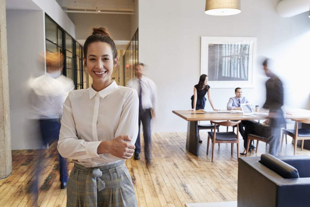 Marketing Manager in a busy office. Providing the perfect cultural fit.